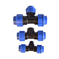 Technics and Equal Shape HDPE Pipe fittings quick connector male threaded tee